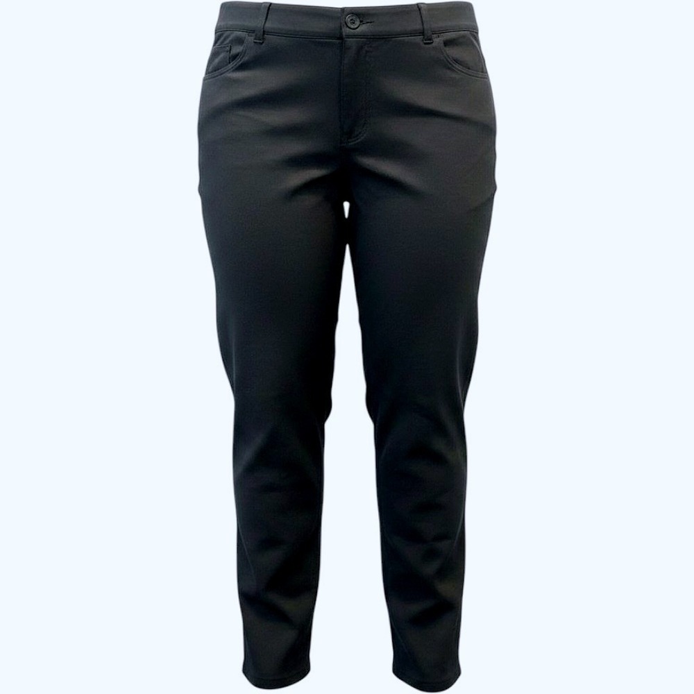 Business Casual Classic Skinny Torrid Pants Tapered Leg Black Versatile Size 24R